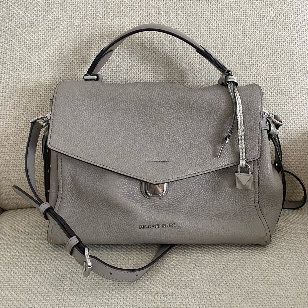 Michael Kors Bristol Medium Leather Satchel